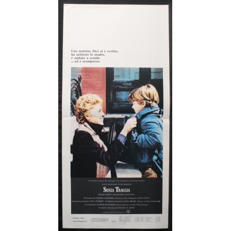 SENZA TRACCIA - Jaffe - Corkill, Brookes - LOCANDINA ORIGINALE 1982