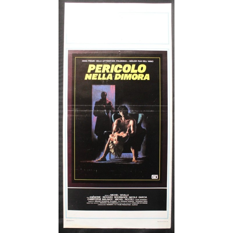 PERICOLO NELLA DIMORA - Deville - Piccoli, Malavoy - LOCANDINA ORIGINALE 1985