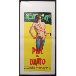 PHIL IL DRITTO - Erman - Latham, Tabori - LOCANDINA ORIGINALE 1972