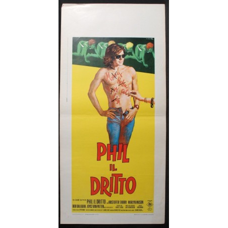 PHIL IL DRITTO - Erman - Latham, Tabori - LOCANDINA ORIGINALE 1972