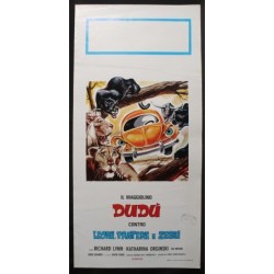 DUDU CONTRO LEONI PANTERE E ZEBÙ-Zehetgruber-Duwner,Orginski-LOCANDINA ORIG 1973