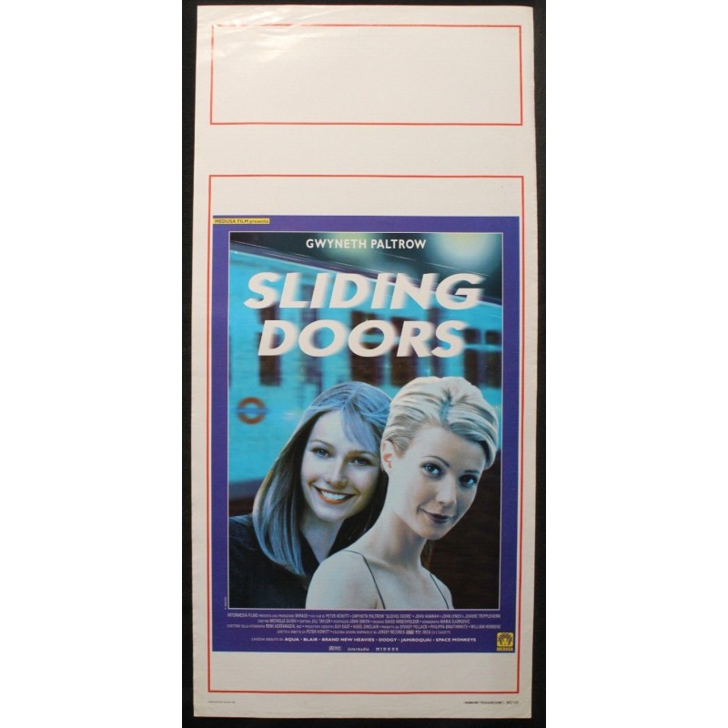 SLIDING DOORS - Howitt - Hannah, Paltrow - LOCANDINA ORIGINALE 1998