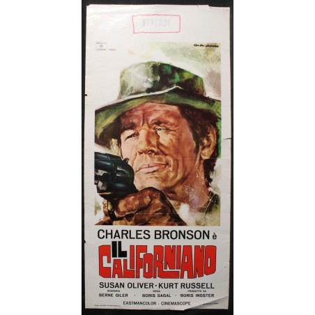IL CALIFORNIANO - Sagal - Oliver, Bronson - LOCANDINA ORIGINALE 1965