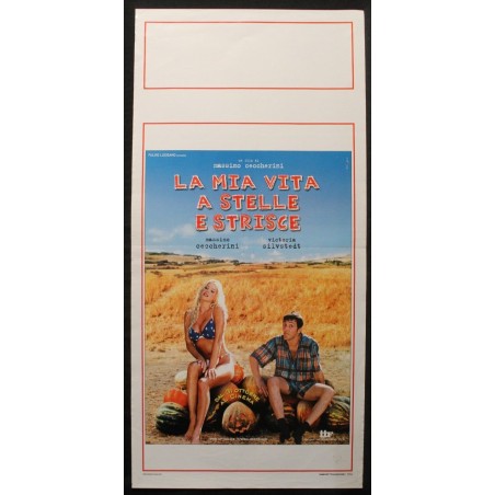 LA MIA VITA A STELLE E STRISCE -Ceccherini-Silvstedt,Novelli-LOCANDINA ORIG 2003