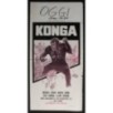 KONGA - Lemont - Johns - Gough - LOCANDINA ORIGINALE 1961