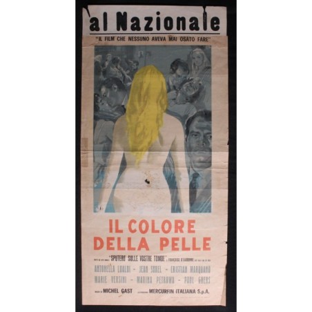 IL COLORE DELLA PELLE - Gast - Lualdi, Marquand - LOCANDINA ORIGINALE 1959