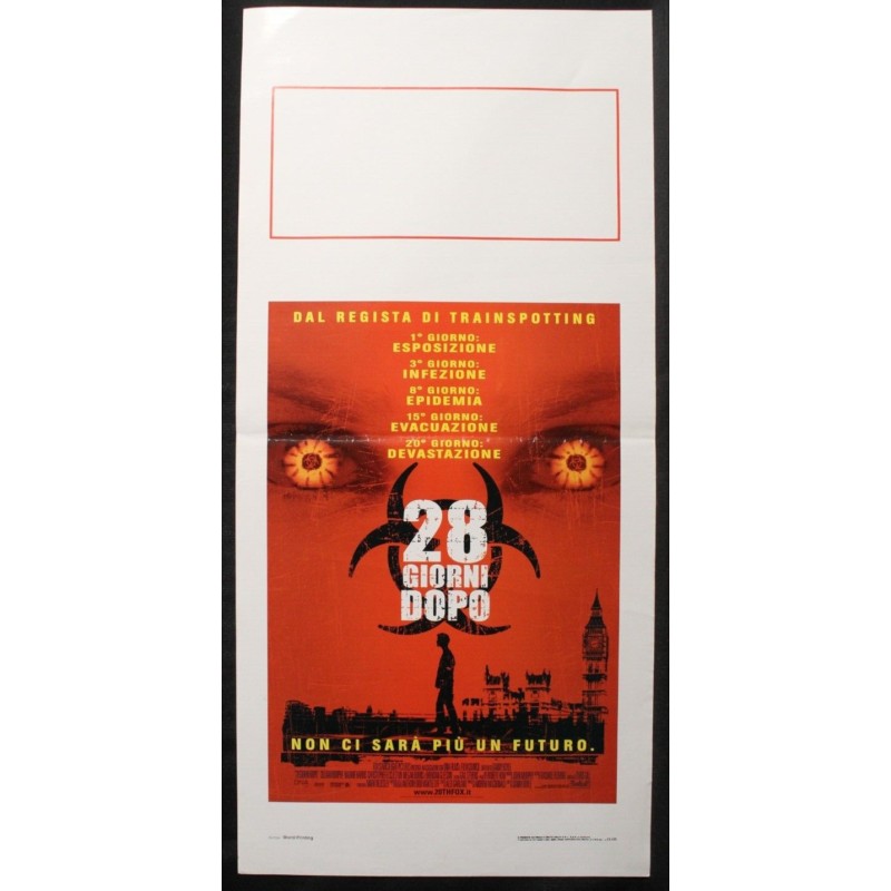28 GIORNI DOPO - Boyle - Harris, Murphy - LOCANDINA ORIGINALE 2002