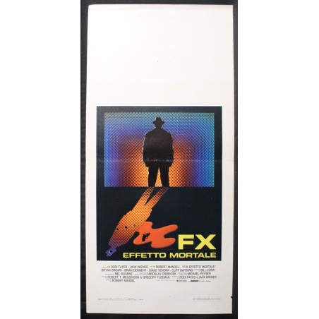 FX EFFETTO MORTALE - Mandel - Dennehy, Brown - LOCANDINA ORIGINALE 1986