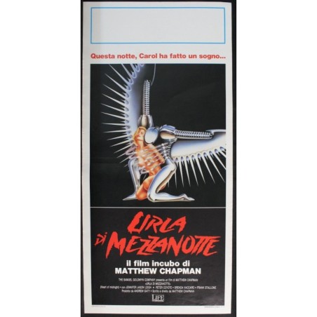 URLA DI MEZZANOTTE - Chapman - Coyote, Leigh - LOCANDINA ORIGINALE 1988