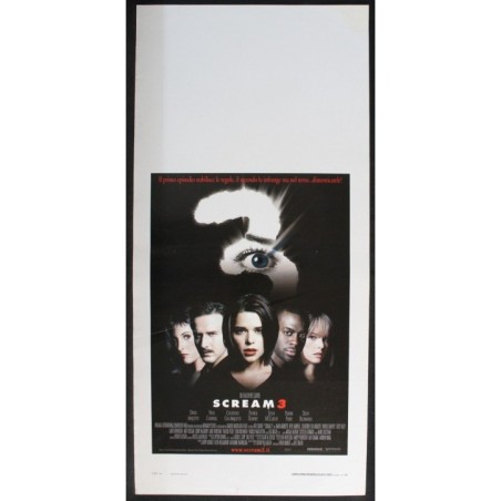 SCREAM 3 - Craven - Arquette, Campbell - LOCANDINA ORIGINALE 2000