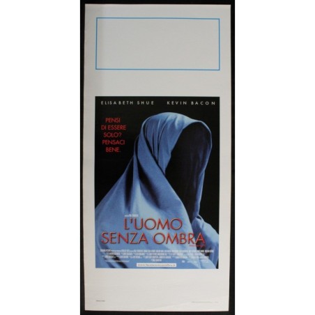L'UOMO SENZA OMBRA - Verhoeven - Bacon, Shue - LOCANDINA ORIGINALE 2000