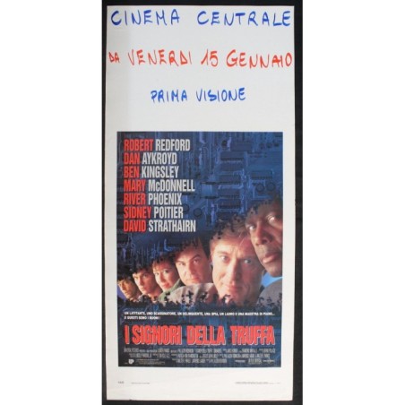 I SIGNORI DELLA TRUFFA - Robinson - Poitier, Redford - LOCANDINA ORIGINALE 1992