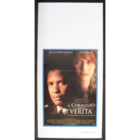 IL CORAGGIO DELLA VERITA' - Zwick - Washington, Ryan - LOCANDINA ORIGINALE 1996