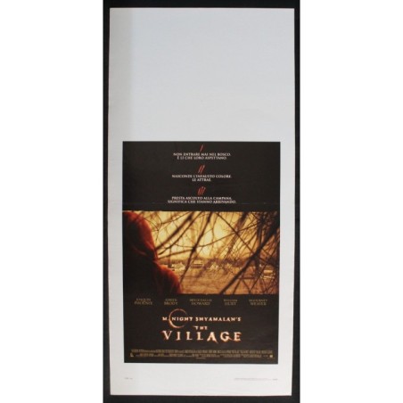 THE VILLAGE - Shyamalan - Phoenix, Howard - LOCANDINA ORIGINALE 2004