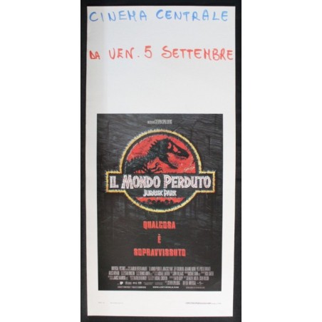 IL MONDO PERDUTO - Spielberg - Moore, Goldblum - LOCANDINA ORIGINALE 1997