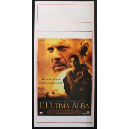 L'ULTIMA ALBA - Fuqua - Bellucci, Willis - LOCANDINA ORIGINALE 2003