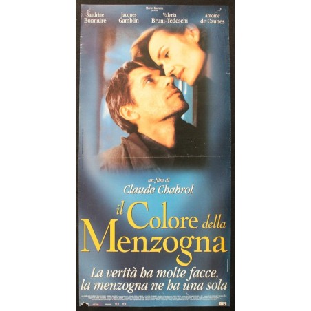 IL COLORE DELLA MENZOGNA - Chabrol - Bonnaire, Gamblin -LOCANDINA ORIGINALE 1999