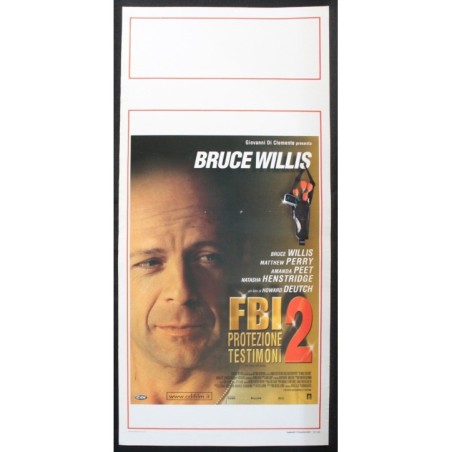 FBI PROTEZIONE TESTIMONI 2 - Deutch - Perry, Willis - LOCANDINA ORIGINALE 2004