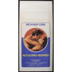 ALL'ULTIMO RESPIRO - McBride - Kaprisky, Gere - LOCANDINA ORIGINALE 1983