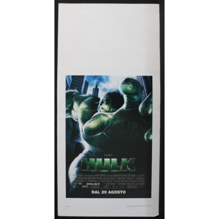 HULK - Lee - Connelly, Bana - LOCANDINA ORIGINALE 2003