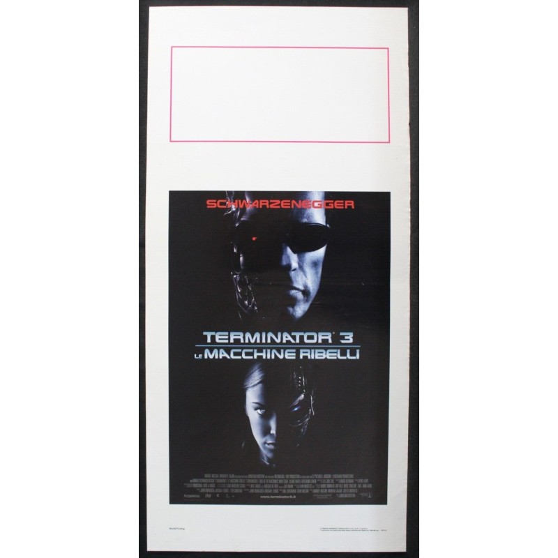 TERMINATOR 3 - Mostow - Stahl, Schwarzenegger - LOCANDINA ORIGINALE 2003