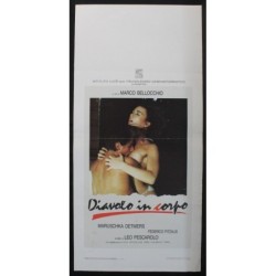 DIAVOLO IN CORPO - Bellocchio - Pitzalis, Detmers - LOCANDINA ORIGINALE 1986