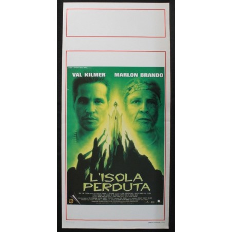 L'ISOLA PERDUTA - Frankenheimer - Thewlis, Brando - LOCANDINA ORIGINALE 1996