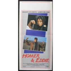 HOMER & EDDIE - Končalovskij - Goldberg, Belushi - LOCANDINA ORIGINALE 1989