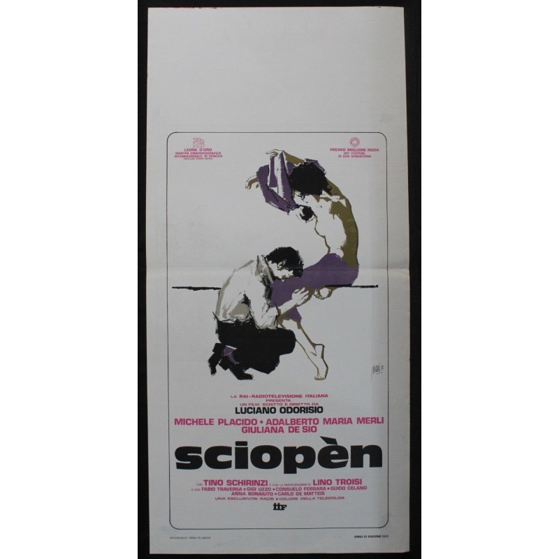 SCIOPEN - Odorisio - De Sio, Placido - LOCANDINA ORIGINALE 1982