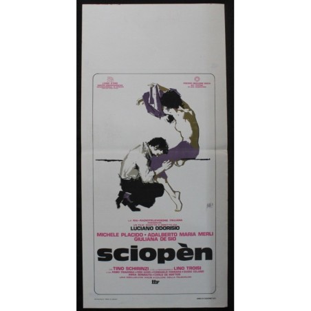 SCIOPEN - Odorisio - De Sio, Placido - LOCANDINA ORIGINALE 1982