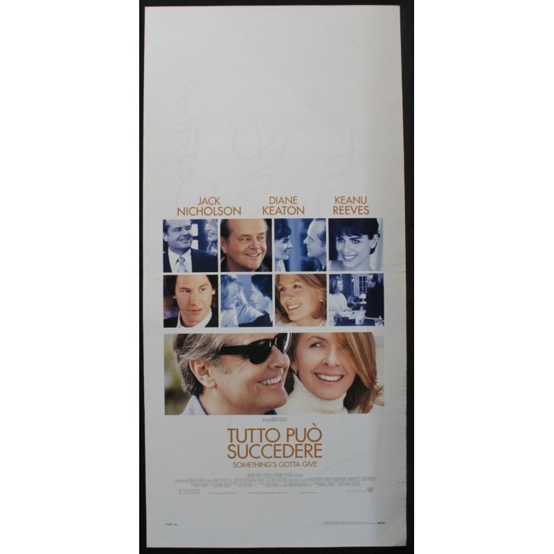 TUTTO PUO' SUCCEDERE -Meyers - Keaton, Nicholson - LOCANDINA ORIGINALE 2003