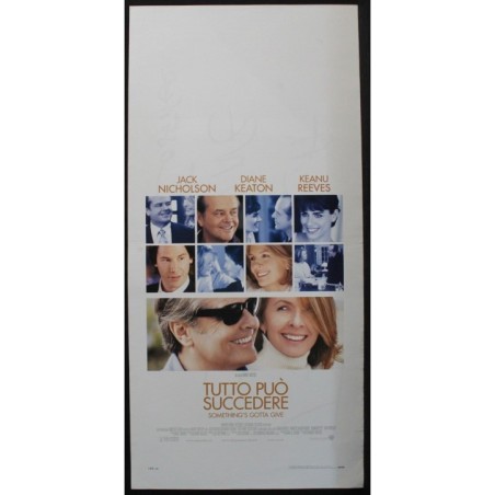 TUTTO PUO' SUCCEDERE -Meyers - Keaton, Nicholson - LOCANDINA ORIGINALE 2003