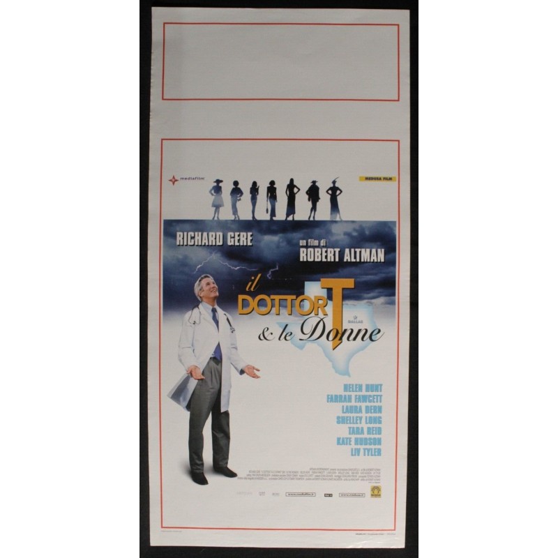 IL DOTTOR T E LE DONNE - Altman - Hunt, Gere - LOCANDINA ORIGINALE 2000