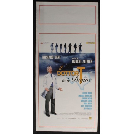 IL DOTTOR T E LE DONNE - Altman - Hunt, Gere - LOCANDINA ORIGINALE 2000