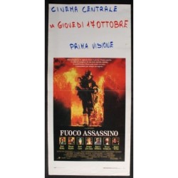 FUOCO ASSASSINO - Howard - Russell, Baldwin - LOCANDINA ORIGINALE 1991
