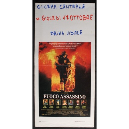 FUOCO ASSASSINO - Howard - Russell, Baldwin - LOCANDINA ORIGINALE 1991