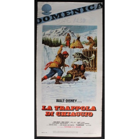 LA TRAPPOLA DI GHIACCIO - Haldane - Genest, Coutu - LOCANDINA ORIGINALE 1961