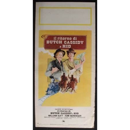 IL RITORNO DI BUTCH CASSIDY & KID - Lester - Berenger, Katt- LOCANDINA ORIG 1979
