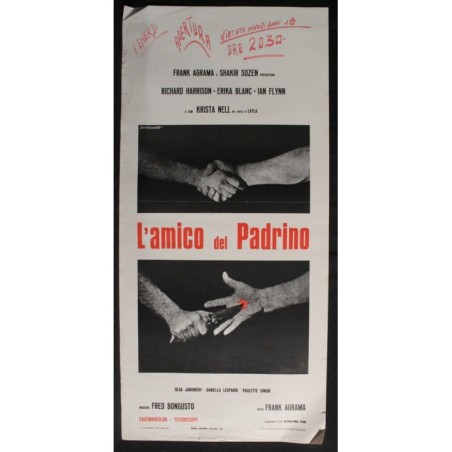 L'AMICO DEL PADRINO - Agrama - Blank, Harrison - LOCANDINA ORIGINALE 1972