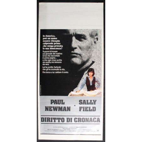 DIRITTO DI CRONACA - Pollack - Field, Newman - LOCANDINA ORIGINALE 1981