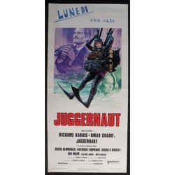 JUGGERNAUT - Lester - Sharif, Harris - LOCANDINA ORIGINALE 1974