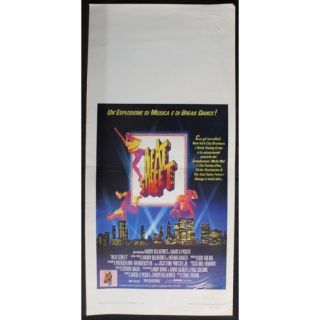BEAT STREET - Lathan - Davis, Chong - LOCANDINA ORIGINALE 1984