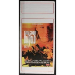 CAVALCANDO COL DIAVOLO - Lee - Ulrich, Maguire - LOCANDINA ORIGINALE 1999