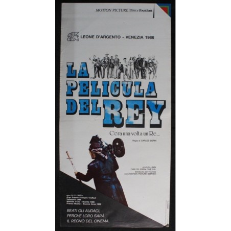 LA PELICULA DEL REY - Sorin - Dumon, Cosse - LOCANDINA ORIGINALE 1986