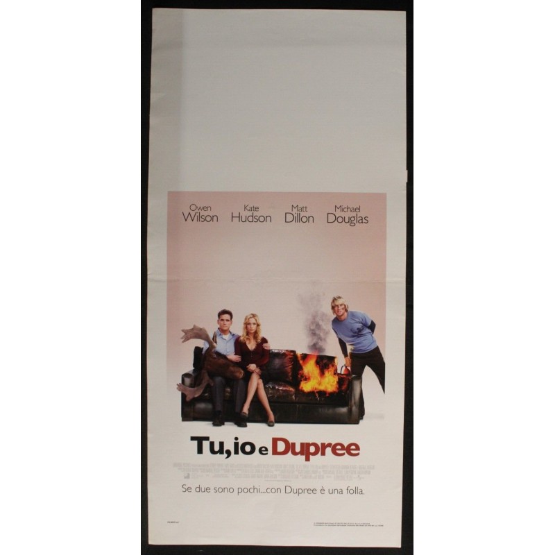 TU, IO E DUPREE - Russo - Hudson, Wilson - LOCANDINA ORIGINALE 2006