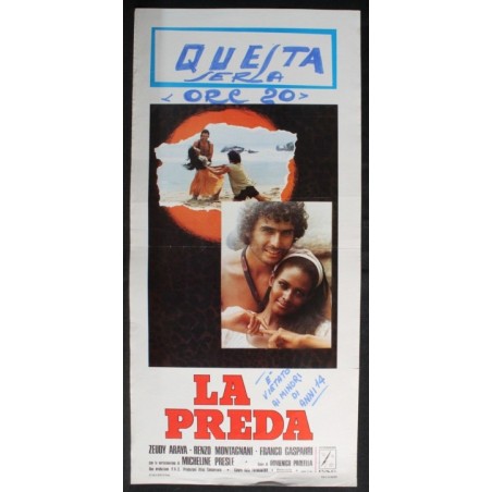 LA PREDA - Paolella - Montagnani, Araya - LOCANDINA ORIGINALE 1974