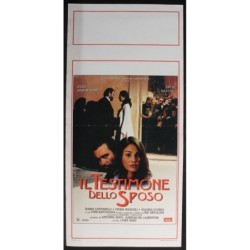 IL TESTIMONE DELLO SPOSO - Avati - Sastre, Abatantuono -LOCANDINA ORIGINALE 1997