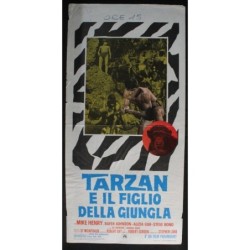 TARZAN E IL FIGLIO DELLA GIUNGLA - Gordon - Henry, Johnson - LOCANDINA ORIG 1967