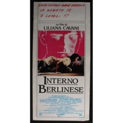 INTERNO BERLINESE - Cavani - McNally, Landgrebe - LOCANDINA ORIGINALE 1985