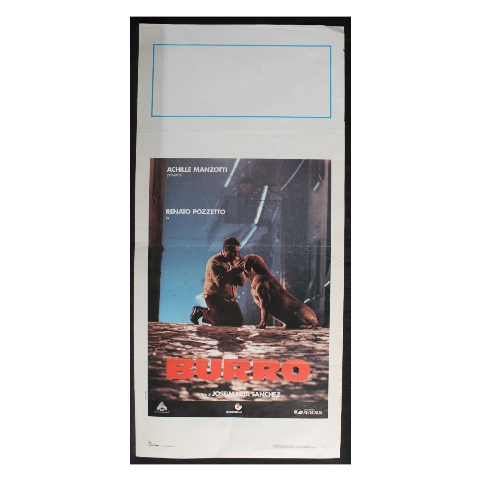 BURRO - Sánchez - Ricci, Pozzetto - LOCANDINA ORIGINALE 1989